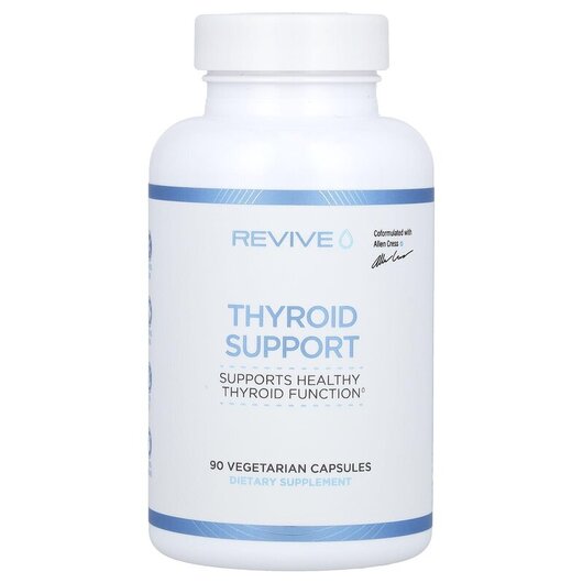 Основне фото товару Thyroid Support Основне фото товару Revive, Thyroid Support, Підтримка щитоподібної залози, 90 капсул