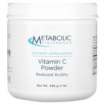 Vitamin C Powder Reduced Acidity Витамин C Metabolic 454 г