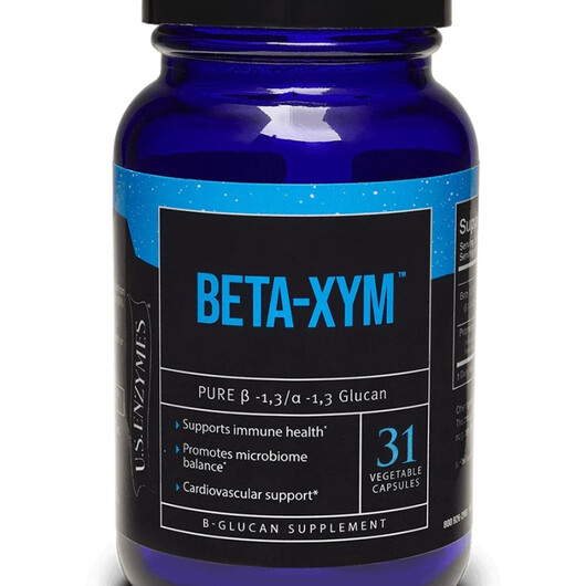 Основне фото товару Beta-Xym Основне фото товару U.S. Enzymes, Beta-Xym, Бета-глюкани, 31 капсул