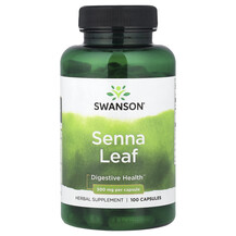 Senna Leaf 500 mg Листья Сенны Swanson 100 капсул Senna Leaf 500 mg Листья Сенны Swanson 100 капсул
