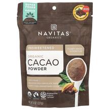 Organic Cacao Powder Какао в порошке Navitas Organics