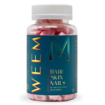 Шкіра нігті волосся Hair Skin Nails WEEM 60 таблеток