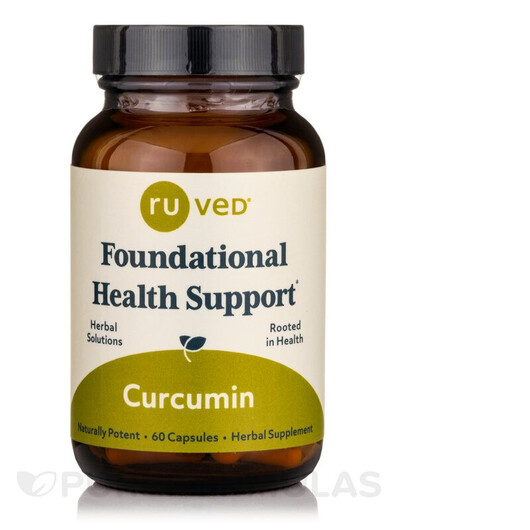 Основне фото товару Curcumin Foundational Health Support Основне фото товару Ruved, Curcumin Foundational Health Support, Куркумін, 60 капсул