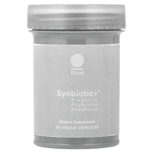 Основне фото товару Synbiotic+ Mint Основне фото товару Ritual, Synbiotic+ Mint, Пробіотики, 30 капсул