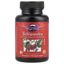 Schizandra 500 mg Лимонник 500 мг Dragon Herbs 100 капсул