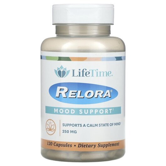 Основное фото товара LifeTime, Релора, Relora Mood Support 250 mg, 120 капсул