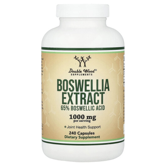 Основне фото товару Boswellia Extract 240 Capsules Основне фото товару Boswellia Extract 240 Capsules, Босвелія, 500 mg per Capsule