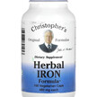 Фото товара Травяные добавки, Herbal Iron Formula, 100 капсул