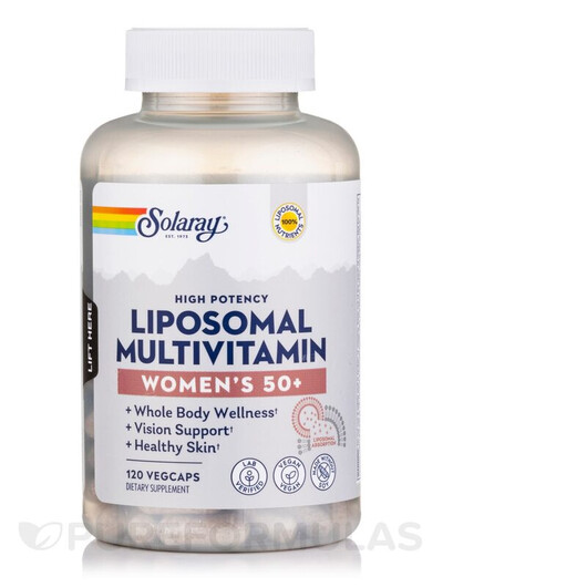Основне фото товару Liposomal Multivitamin Women's 50+, Вітаміни для жінок 50+, 