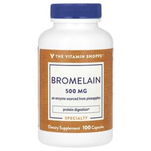 Bromelain 500 mg Бромелайн TheVitaminShoppe 100 капсул
