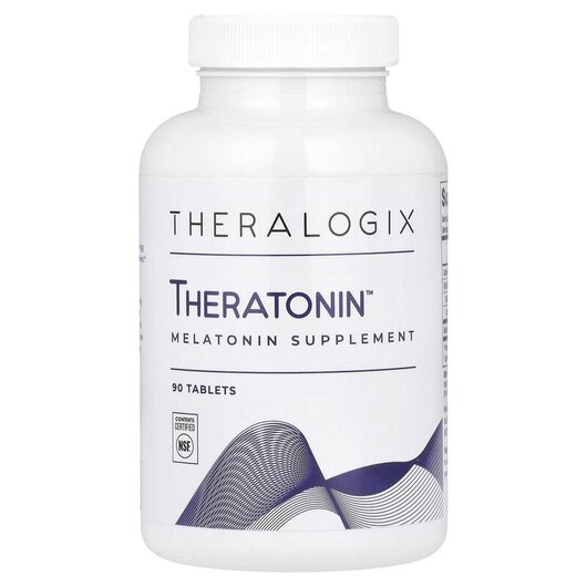 Основное фото товара Theralogix, Мелатонин, Theratonin, 90 таблеток