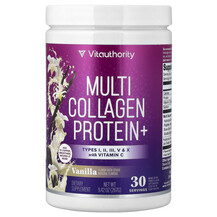 Колаген Multi Collagen Protein+ Vanilla Vitauthority 267 г Колаген Multi Collagen Protein+ Vanilla Vitauthority 267 г
