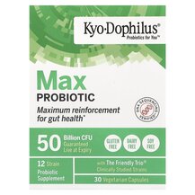 Max Probiotic Пробиотики Kyolic 30 капсул