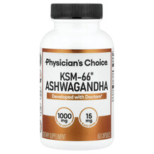 Ашваганда KSM-66 Ashwagandha Physician's Choice 60 капсул
