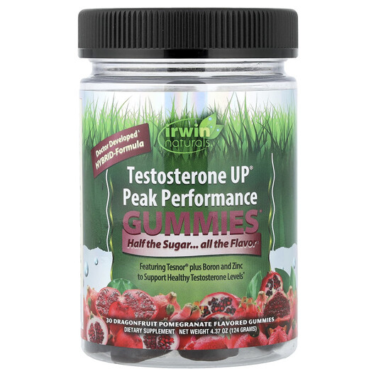 Основное фото товара Testosterone UP Peak Performance Gummies Dragonfruit Pomegranate Основное фото товара Testosterone UP Peak Performance Gummies, Тестостероновый бустер,