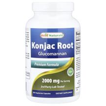Konjac Root Конжак Best Naturals 180 капсул Konjac Root Конжак Best Naturals 180 капсул