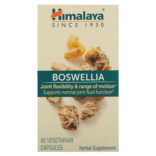 Основное фото товара Himalaya, Босвеллия, Herbal Healthcare Boswellia, 60 капсул