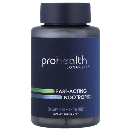 Основне фото товару ProHealth Longevity, Fast Acting Nootropic, Підтримка мозку, 60 к