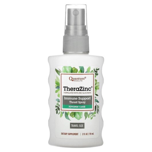 Основное фото товара TheraZinc Immune Support Throat Spray Peppermint Основное фото товара Цинк, TheraZinc Immune Support Throat Spray Peppermint, 59 мл