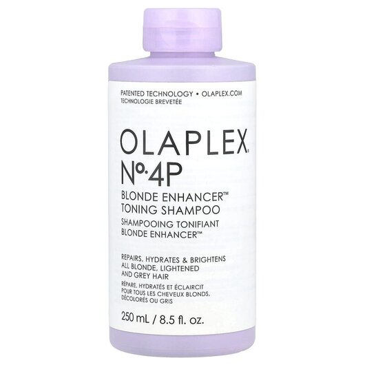 Основное фото товара Olaplex, Шампунь, No. 4P Blonde Enhancer Toning Shampoo, 250 мл