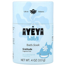 Сіль для ванни Baby Bath Soak Fragrance-Free Ayeya 113 г