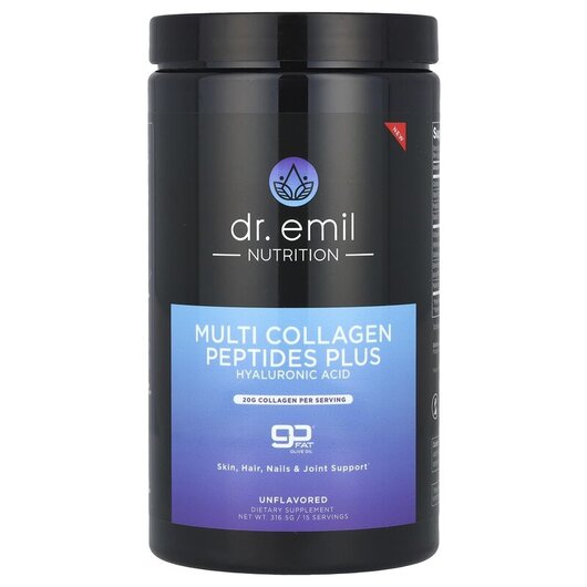 Основне фото товару Multi Collagen Peptides Plus Hyaluronic Acid Powder Unflavored Основне фото товару Multi Collagen Peptides Plus Hyaluronic Acid, Колагенові пептиди,