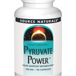 Фото товара Source Naturals, Пируват Кальция, Pyruvate Power, 90 капсул