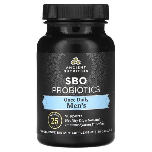 Основное фото товара Men's SBO Probiotics 25 Billion CFU Основное фото товара Пробиотики, Men's SBO Probiotics 25 Billion CFU, 30 капсул