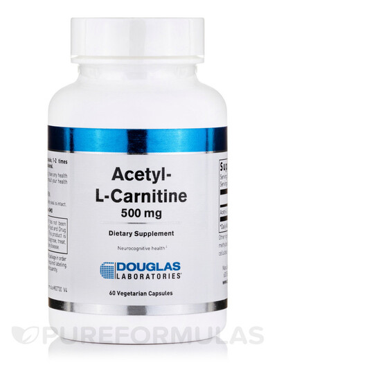 Основное фото товара Acetyl L-Carnitine 500 mg Основное фото товара Douglas Laboratories, L-Карнитин, Acetyl L-Carnitine 500 mg, 60 к