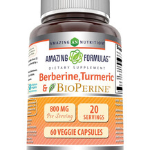 Берберин Amazing Formulas Berberine Turmeric & Bioperine
