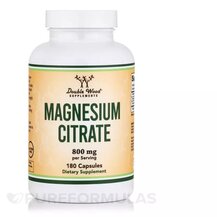 Магній Цитрат Double Wood Magnesium Citrate 800 mg Double