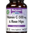 Фото товару Vitamin C-500 mg Plus Rose Hips, Вітамін C, 90 капсул
