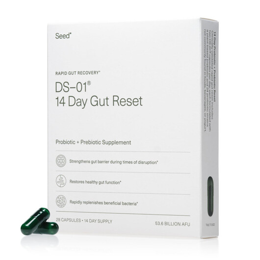 Основное фото товара 14 Day Gut Reset - Prebiotic and Probiotic, Поддержка кишечника, 