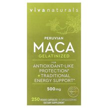 Мака Peruvian Maca Gelatinized 500 mg Viva Naturals