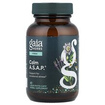 Calm A.S.A.P. Поддержка стресса Gaia Herbs 60 капсул
