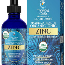 Maximum Strength Organic Ionic Zinc Цинк Tropical Oasis