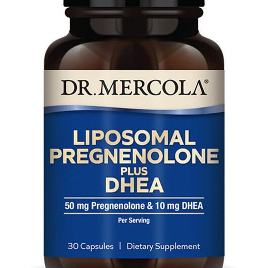 Основное фото товара Liposomal Pregnenolone plus DHEA Основное фото товара Dr. Mercola, Прегненолон, Liposomal Pregnenolone plus DHEA, 30 ка