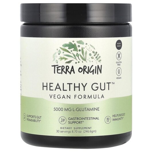 Основное фото товара Healthy Gut Vegan Formula Основное фото товара Terra Origin, Поддержка кишечника Веган, Healthy Gut Vegan, 246.6