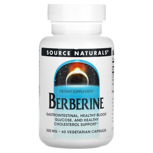 Основное фото товара Berberine 500 mg Основное фото товара Source Naturals, Берберин, Berberine 500 mg, 60 капсул