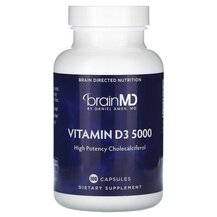 Вітамін D3 Vitamin D3 5000 BrainMD 100 капсул