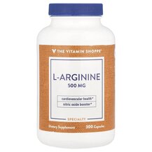 L-Аргінін L-Arginine 500 mg TheVitaminShoppe 300 капсул L-Аргінін L-Arginine 500 mg TheVitaminShoppe 300 капсул