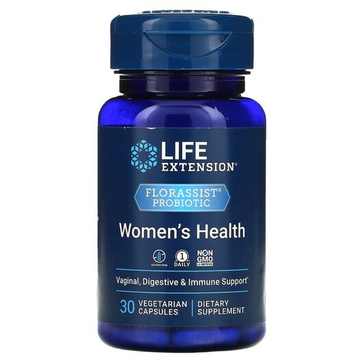 Основне фото товару Probiotic Women's Health Основне фото товару Life Extension, Women's Health, Пробіотики для жінок, 30 кап