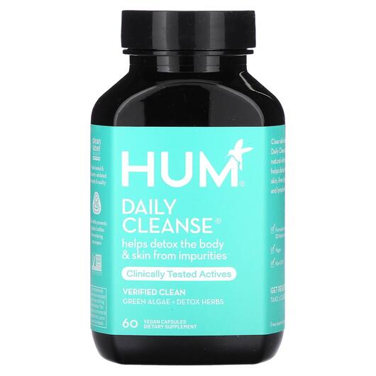 Основне фото товару HUM Nutrition, Daily Cleanse, Детокс та очищення, 60 капсул