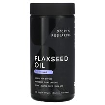 Лляна олія Flaxseed Oil with Plant Based Omega-3 1200 mg Лляна олія Flaxseed Oil with Plant Based Omega-3 1200 mg