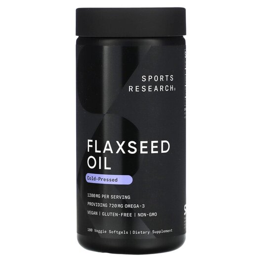 Основне фото товару Flaxseed Oil with Plant Based Omega-3 1200 mg Основне фото товару Flaxseed Oil with Plant Based Omega-3 1200 mg, Лляна олія, 180 ка
