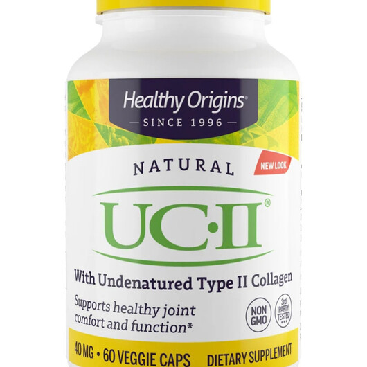 Основне фото товару UC-II Основне фото товару Healthy Origins, UC-II, Підтримка суглобів, 60 капсул