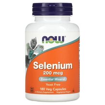Селен 200 мкг Selenium 200 mcg NOW Foods 180 капсул Селен 200 мкг Selenium 200 mcg NOW Foods 180 капсул