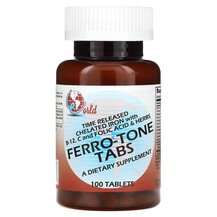 Мультивітаміни Ferro-Tone Tabs World Organic 100 таблеток Мультивітаміни Ferro-Tone Tabs World Organic 100 таблеток
