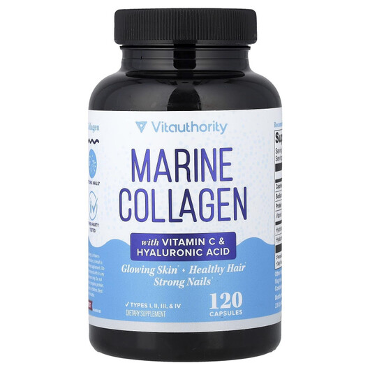 Основне фото товару Marine Collagen with Vitamin C & Hyaluronic Acid Основне фото товару Marine Collagen with Vitamin C & Hyaluronic Acid, Колаген, 12