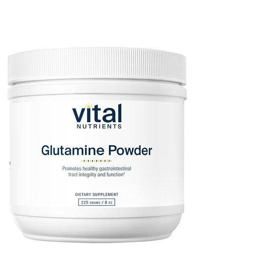 Основне фото товару Vital Nutrients, Glutamine Powder, L-Глутамін, 225 г
